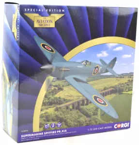 Corgi Supermarine Spitfire PR.XIX - Rolls Royce Flight 1:72 Airplane AA38708 - Picture 1 of 3