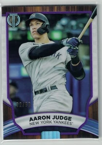 2022 Topps Tribute Aaron Judge Purple Parallel #53 /50 New York Yankees 32/50 - Picture 1 of 2