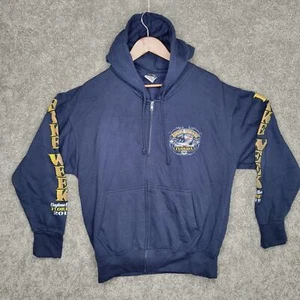 Sudadera con capucha negra Bike Week 76th Annual Daytona Beach 2019 para hombre talla mediana - Imagen 1 de 6