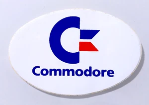 COMMODORE COMPUTERS ✱ Rare Vintage Antique Sticker Original Small Decal 1980´s - Picture 1 of 3