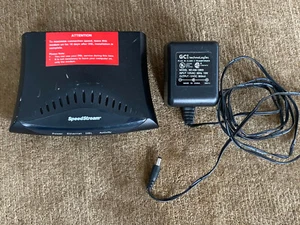 Speedstream 5100 Ethernet ADSL Modem #060-E141-A01 & Adapter - Picture 1 of 3