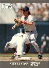 1991 Ultra Update Baseball Card #7 Steve Lyons