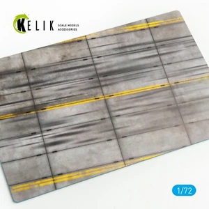 Piastre in calcestruzzo tipo 2 Base - Acrilico 3 mm 280 x 180 mm KeliK KS72002 Scala 1:72 - Foto 1 di 12