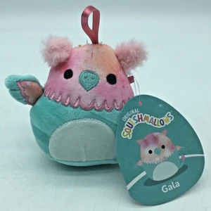 Squishmallows Gala Christmas 2023 Ornament 4” Aqua Pink Plush Griffin Kelly Toy - Picture 1 of 14