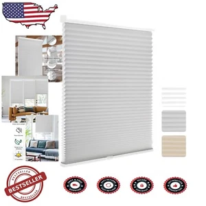 Premium Waterproof Cellular Shades – Grey Light Filtering for Indoor Use 36"x72" - Picture 1 of 11