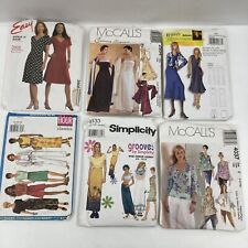 Patterns Lot Of 6 Mixed Types Sizes And Brands All Cut With Instructions C12h