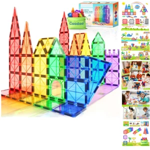 Magnetische Fliesen Kinderspielzeug STEM Magnet Spielzeug für Kleinkind - Bild 1 von 8