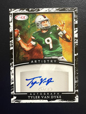 Tyler Van Dyke Sage Artistry Red Autograph Short Print A-TVD - SEM