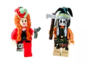 Lego Lone Ranger Minifigures Tonto & Red Harrington No Skirt - Stagecoach Escape - Picture 1 of 2