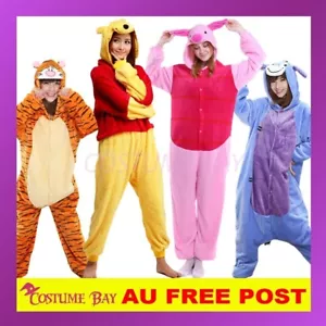 Winnie the Pooh Piglet Onesie Animal Kigurumi Pajamas Pyjamas Sleepwear Costume - Picture 1 of 232