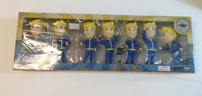 Fallout Vault Boy perk Bobbleheads Vault 111 confezione da 7 collezione Serie 1 Bethesda - Immagine 1 di 4