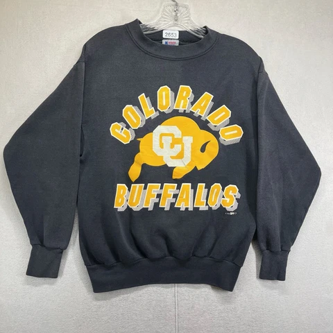 Vintage Colorado Buffaloes Sweatshirt Crewneck Men’s Size Medium Made In USA Cover