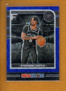 Stephon Castle 2024-25 Panini NBA Hoops Rookie Prizm Premium Blue Scope RC /99 - Picture 1 of 2