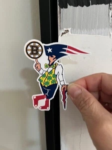 Boston Sports Team Celtics Patriots Red Sox Vinyl Aufkleber Sticker 3 Zoll - Bild 1 von 1
