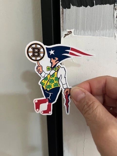 Boston Sports Team Celtics Patriots Red Sox Vinyl Decal Sticker 3 Inches - Image 1 of 1