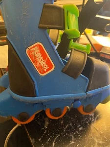 PLAYSKOOL VTG 1991 ADJUSTABLE IN-LINE SKATES SIZE 8-13,5 FOR TODDLERS USED A1 - Picture 1 of 8