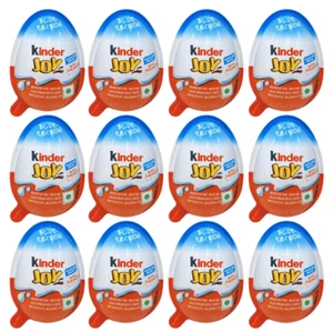 909688 12x 20g BLUE EDITION KINDER JOY CHOCOLATE EGG WITH SURPRISE MILKY & COCOA - Picture 1 of 1