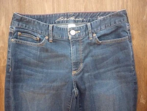 Jeans Eddie Bauer para mujer talla 6 azul pierna recta ligeramente curvilíneo denim oscuro - Imagen 1 de 9