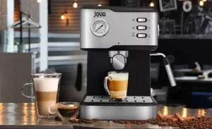 JOYA 15bar Kaffeemaschine mit Cappuccino Latte Hochdruck Extraktionsmilch... - Bild 1 von 9