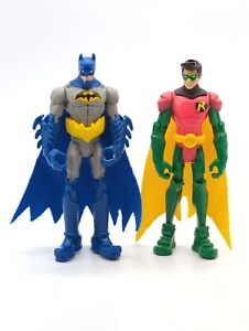 Batman Unlimited Batman & Robin 4” Action Figures Mattel 2013