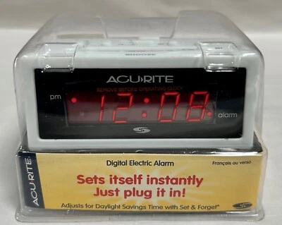 SEALED Vintage AcuRite Digital Electric Alarm Clock (A7) - Image 1 of 4
