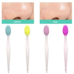 Soft Fur Nasal Brush Clean Pores Facial Brush Blackhead Removal Brush - Picture 1 of 12
