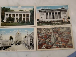 Four Early 1900s Postcards Of New Orleans Architecture - Picture 1 of 7