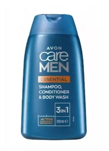 AVON Care Men ESSENTIAL 3in1 Shampoo, Spülung und Duschgel 200ml - Bild 1 von 1