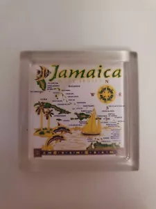 Calamita frigo mappa Indie occidentali Giamaica NUOVA 1,75" - Foto 1 di 4