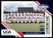 2020 Stars & Stripes Checklist #1 USA Baseball Collegiate National Team