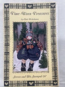 Time Worn Treasures -Steven And His Snowpal 26” Christmas Doll Pattern Xmas #1 - Bild 1 von 4