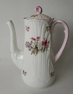 Shelley Stocks Blumenmuster 8,5 Zoll Teekanne Kaffeekanne Vintage - Bild 1 von 6