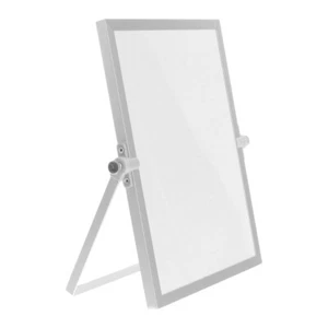 Schreibtisch Erinnerungstafel klein weiß mit Ständer Kind Mini Whiteboard - Bild 1 von 12