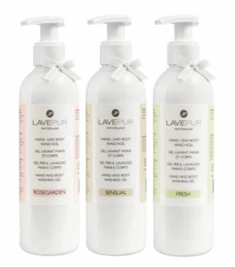 LAVEPUR Hand Body Waschgel VEGAN auf Basis pflanzlicher Rohstoffe 250 ml - Bild 1 von 8