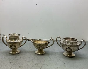 Derby Silver Co. Silver Plated Creamer and Sugar Bowls - Picture 1 of 6