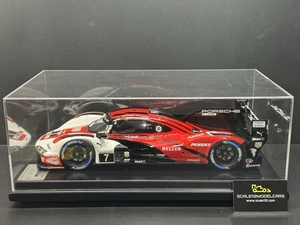 Porsche 963 LMDH #7 Porsche Penske 24h Daytona 2024 1/12 Spark w/ Display Case - Picture 1 of 14