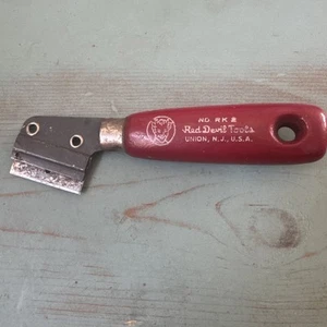 Vintage Red Devil Tools No. Rk 2 Razor Scraper Knife Union, Nj. USA. VGC - Picture 1 of 5