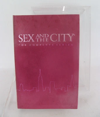 Sex and the City Complete Series DVD Box Set in Pink Velvet Book & Acrylic Case - Image 1 of 4