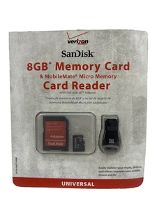 Verizon SanDisk 8GB Memory Card MobileMate Micro - Picture 1 of 4