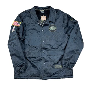 2020 Nike San Francisco 49ers Salute To Service Jacket Sherpa Lined NWT Size XL - Picture 1 of 10