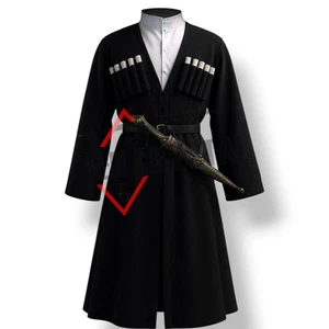 Traditional Georgian Chokha Coat with Bullet Holders | New Reproduction - Picture 1 of 3