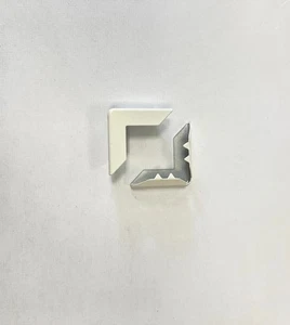 1 0 Pcs - White Metal Bookbinding Corners - L30mm - Picture 1 of 1