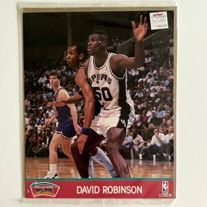 1991 NBA Hoops 8 x 10 Action Photo David Robinson/San Antonio Spurs/in Plastic - Bild 1 von 1
