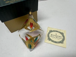 Waterford Holiday Heirlooms Pfau Grande Ei Glas Weihnachtsschmuck  - Bild 1 von 5