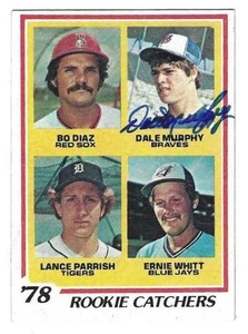 Autographed  DALE MURPHY 1978 Topps Atlanta Braves Card #708 w/COA - Picture 1 of 1