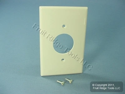 Cubierta de placa de pared irrompible Leviton PJ7-T Lt Almond 1 velocidad 1,406" salida Foto 1 de 4