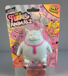 ORB Funkee Animalz - Schwein zerdrückbares sensorisches Spielzeug - Zappeltier Stressabbau - Bild 1 von 2