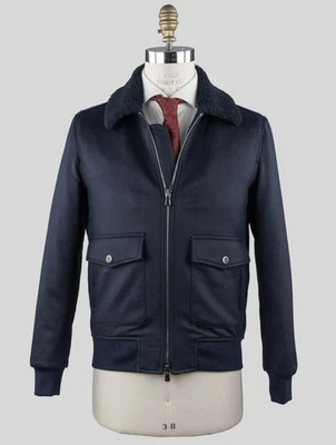 NEW ISAIA BLUE CASHMERE COAT US 38 - EU 48 US220 - Image 1 of 4