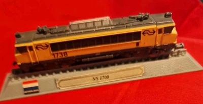 Vintage Del Prado N Gauge Locomotives of the World NETHERLANDS NS 1700 Issue 63 - Image 1 of 4