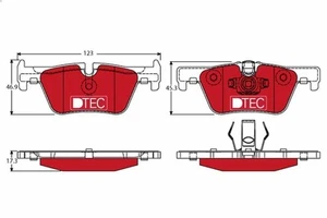 Bremsbelagsatz, Scheibenbremse TRW GDB1919DTE für BMW 1 (F21) 2 2011-2019 - Bild 1 von 6